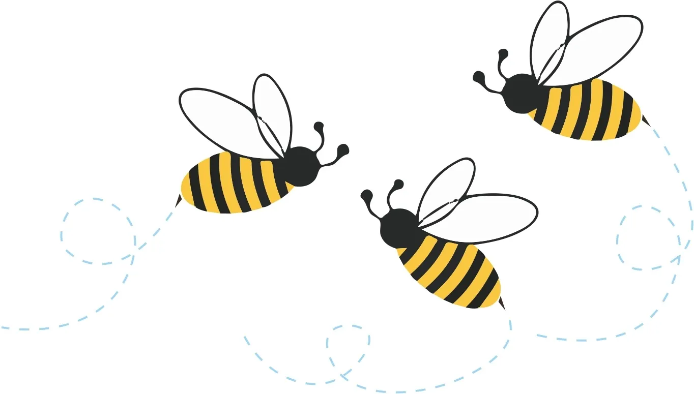 image of bees